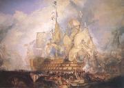 The Battle of Trafalgar (mk25) William Turner